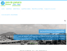 Tablet Screenshot of guiadegamarra.com